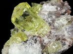 Apatite Crystals with Quartz - Durango, Mexico #64017-2